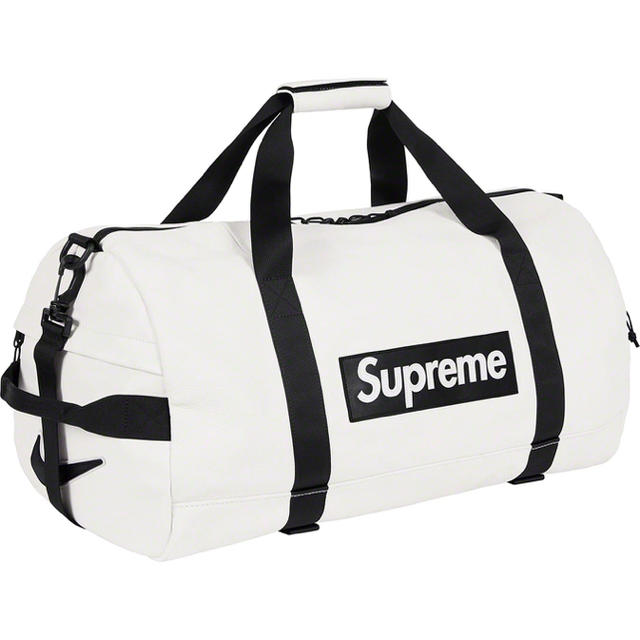 メンズSupreme Nike Leather Duffle Bag White