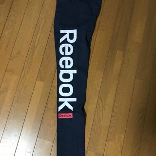 リーボック(Reebok)のReebok レギンス レディースMサイズ ネイビー(レギンス/スパッツ)