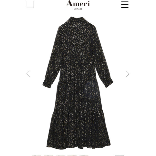 Ameri VINTAGE(アメリヴィンテージ)のTWINKLE WIDENING DRESS  AMERI レディースのワンピース(ロングワンピース/マキシワンピース)の商品写真