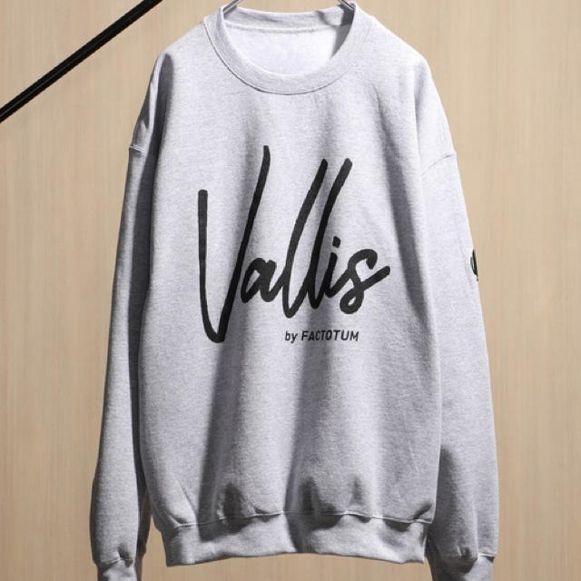 VALLIS by FACTOTUM 別注スウェット トレーナー