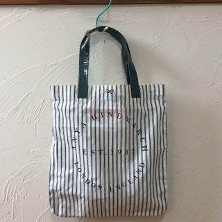 アニヤハインドマーチ(ANYA HINDMARCH)の新品 アニヤハインドマーチ トートバッグ ストライプ 青(トートバッグ)