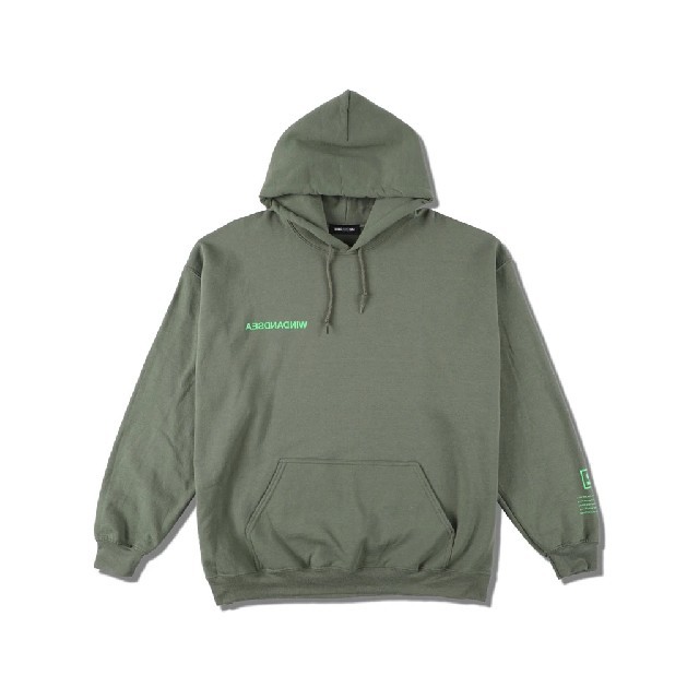 WIND AND SEA WDS INVERT HOODIE olive L