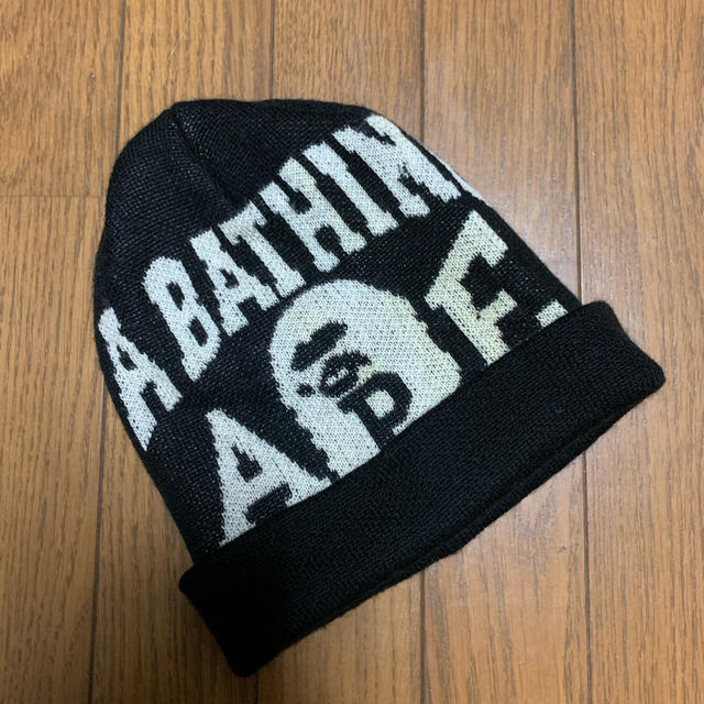 A BATHING APE(アベイシングエイプ)のBAPE エイプ　ニット帽　ビーニー メンズの帽子(ニット帽/ビーニー)の商品写真