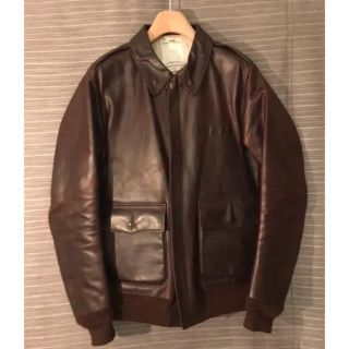 visvim ビズビム 日本製 ELMENDORF JACKET 襟ボア エレメンドルフジャケット S BROWN 革ジャン A-2 レザージャケット GORE WINDSTOPPER アウター【visvim】