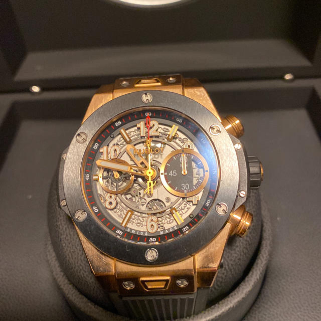 HUBLOT(ウブロ)の正規品　ウブロビックバンキングウニコ　45mm メンズの時計(腕時計(アナログ))の商品写真