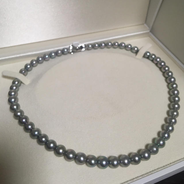 TASAKI - 【ご専用 特価】TASAKIグレーパールネックレス7.6-8mm43cmの