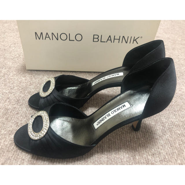 MANOLO BLAHNIK(マノロブラニク)の美品　satc マノロ　キャリーモデル レディースの靴/シューズ(サンダル)の商品写真