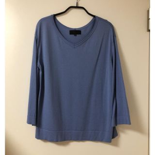 アンタイトル(UNTITLED)の【美品】アンタイトル   Vネック　プルオーバー(カットソー(長袖/七分))