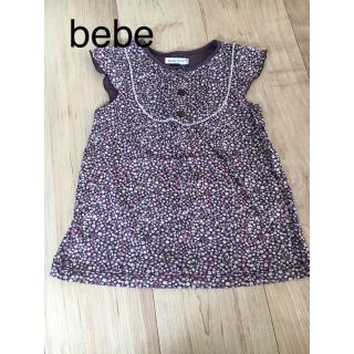 ベベ(BeBe)のべべ　bebe 花柄トップス　110(Tシャツ/カットソー)