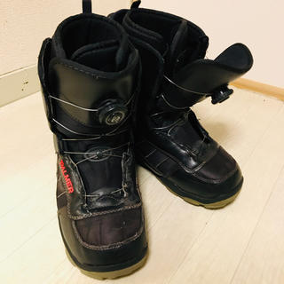 バートン(BURTON)のスノボ　ブーツ　25cm ブラック　ワイヤー巻取り式　スノーボード(ブーツ)