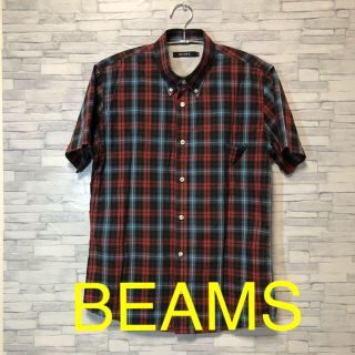 ビームス(BEAMS)のBEAMS 半袖シャツ メンズ チェックシャツ ☆☆☆美品☆☆☆(シャツ)