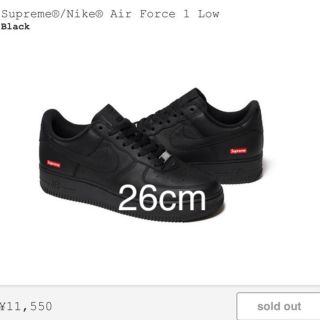 シュプリーム(Supreme)のSupreme®/Nike® Air Force 1 Low US8 26cm(スニーカー)