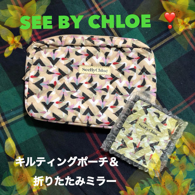 cat様専用❣️ SEE BY CHLOE  ポーチ レディースのファッション小物(ポーチ)の商品写真