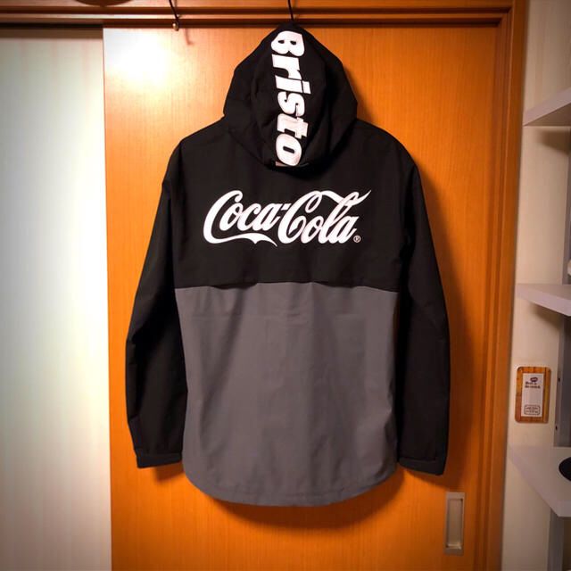 F.C.R.B COCA-COLA WARM UP JACKET 未使用 Lカラーブラックグレー