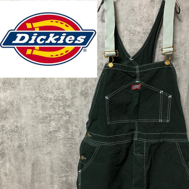 Dickies(ディッキーズ)の【デッドストック】ディッキーズ☆後染め加工USA生地メキシコ製オーバーオール メンズのパンツ(サロペット/オーバーオール)の商品写真