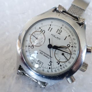 ポレオット(Poljot（ПОЛЕТ）)のPOLJOT CHRONOGRAPH 3133 手巻腕時計　動品(腕時計(アナログ))