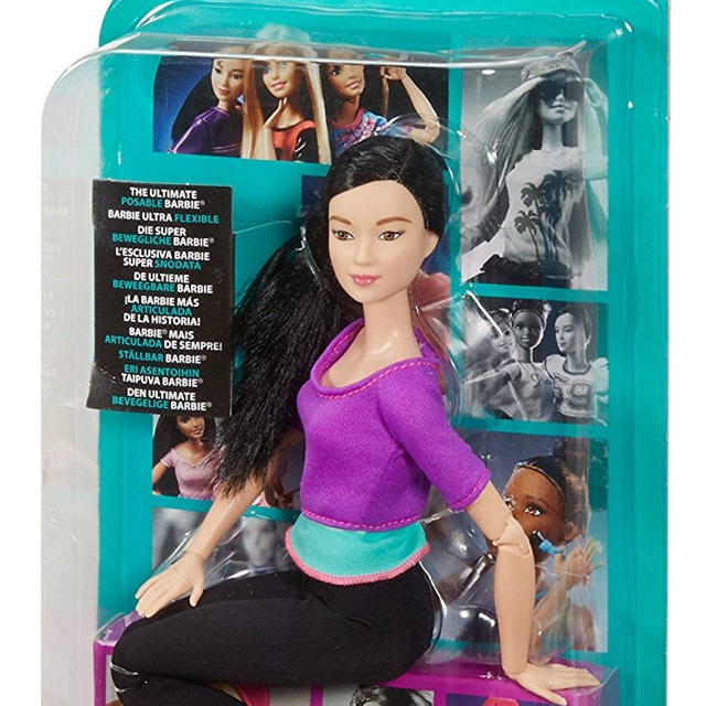 Barbie(バービー)の輸入バービー紫トップス キッズ/ベビー/マタニティのおもちゃ(ぬいぐるみ/人形)の商品写真