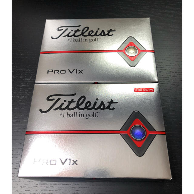 新品未使用 2019 タイトリスト PRO V1X ゴルフボール 2ダース