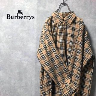 バーバリー(BURBERRY)のBurberry ノバチェック 刺繍ワンポイントロゴ シャツ(シャツ)