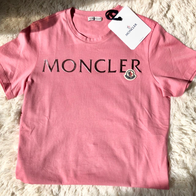 新品　MONCLER モンクレール シルバーロゴ Tシャツ 今季新作 ホワイト