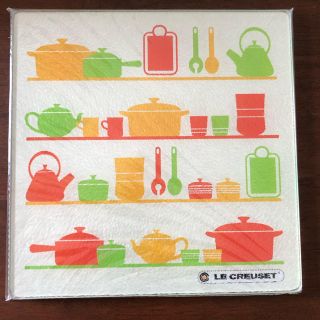 ルクルーゼ(LE CREUSET)のル・クルーゼ　ガラス キッチンプレート(キッチン小物)