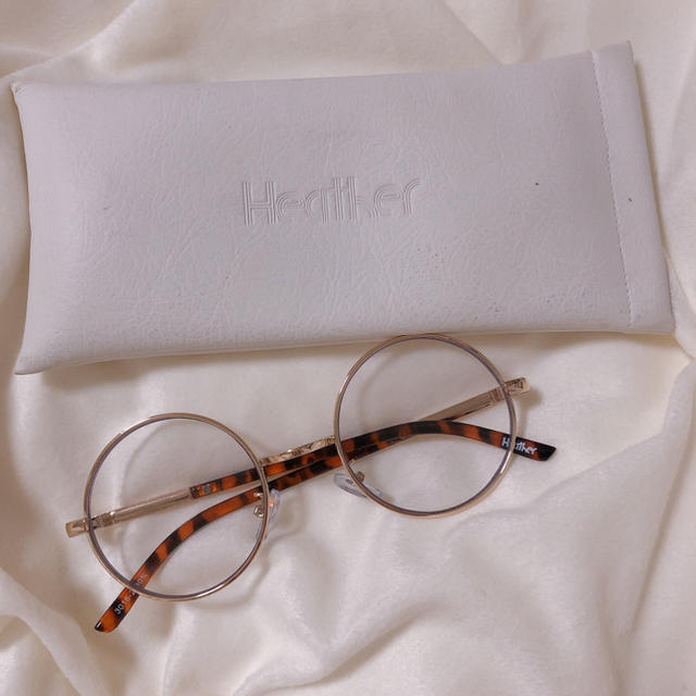 heather(ヘザー)のsino様専用𑁍 Heather まる眼鏡 レディースのファッション小物(サングラス/メガネ)の商品写真