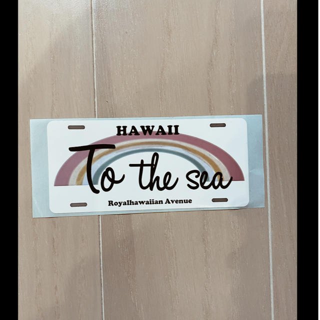 ALEXIA STAM(アリシアスタン)の非売品　to the sea hawaii 限定ステッカー ハンドメイドの文具/ステーショナリー(しおり/ステッカー)の商品写真