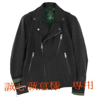 ディーゼル(DIESEL)のDIESEL　ウールライダース　L(ライダースジャケット)