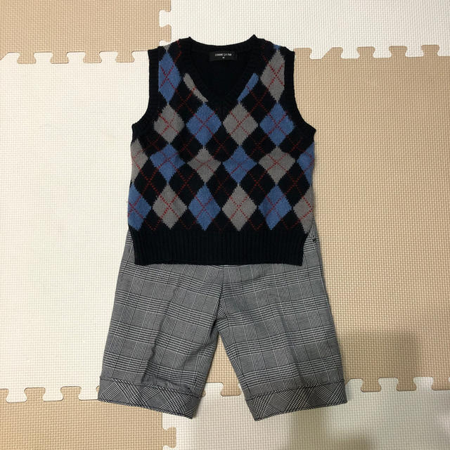 COMME CA ISM(コムサイズム)のコムサイズム　ベスト、パンツ キッズ/ベビー/マタニティのキッズ服男の子用(90cm~)(パンツ/スパッツ)の商品写真