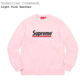 シュプリーム(Supreme)の20ss supreme Underline Crewneck  最安値(スウェット)