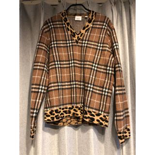 バーバリー(BURBERRY)の美品在庫バーバリーレオパードセーター(ニット/セーター)