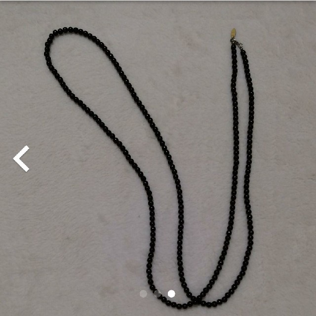 LDS(エルディーエス)の黒　ネックレス レディースのアクセサリー(ネックレス)の商品写真