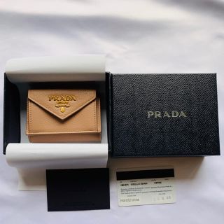 プラダ(PRADA)のPRADA プラダ　三つ折り財布　ミニ財布　新品(財布)