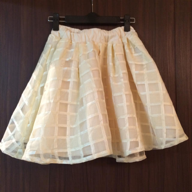 evelyn(エブリン)のevelyn チェックチュールスカート レディースのスカート(ミニスカート)の商品写真