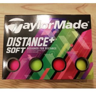 テーラーメイド(TaylorMade)のテーラーメイド　ディスタンスプラスソフト　ゴルフボール1ダース12球(ゴルフ)