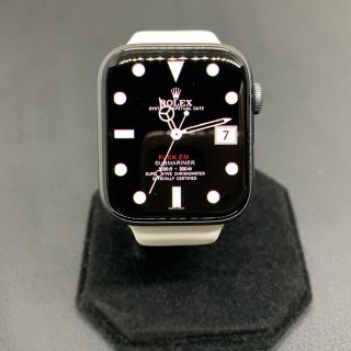 アップルウォッチ(Apple Watch)の【良品】Apple Watch Series 4 GPS 44mm 希少グレイ(腕時計(デジタル))