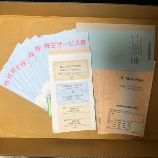 東日本株主優待券　9枚＋サービス券9冊分(その他)