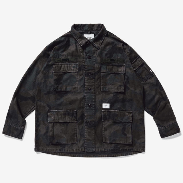 WTAPS wtaps jungle ls 02 camo buds 20ss