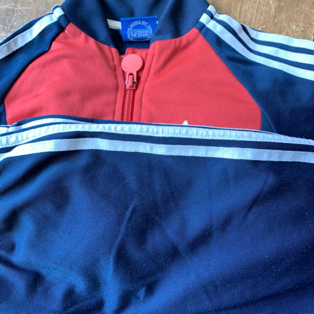 adidas(アディダス)のadidasジャージセットアップセット100センチ キッズ/ベビー/マタニティのキッズ服男の子用(90cm~)(その他)の商品写真