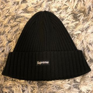 シュプリーム(Supreme)のSupreme 19ss Overdyed Beanie 黒(ニット帽/ビーニー)