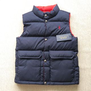 ラルフローレン(Ralph Lauren)の新品☆リバーシブルダウンベスト 130(ジャケット/上着)