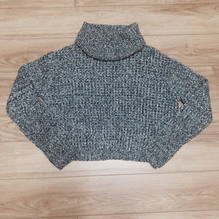 グレイル(GRL)のタートルネック　ニット　セーター　グレイル　グレー　灰色　ねずみ色(ニット/セーター)