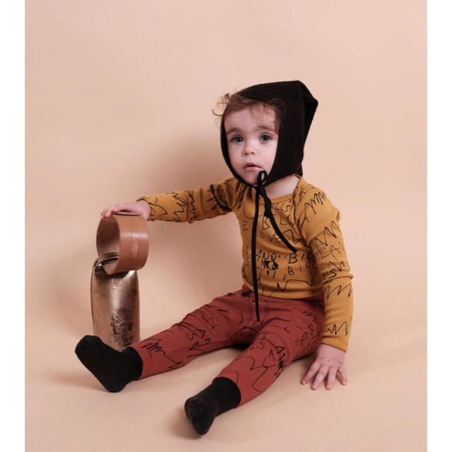 こども ビームス(コドモビームス)のWOLF＆RITA Brick ロンパース レギンス キッズ/ベビー/マタニティのベビー服(~85cm)(ロンパース)の商品写真