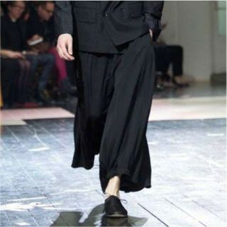 ヨウジヤマモト(Yohji Yamamoto)のyohji yamamoto 19ss ウールギャバジン カラスパンツ(サルエルパンツ)