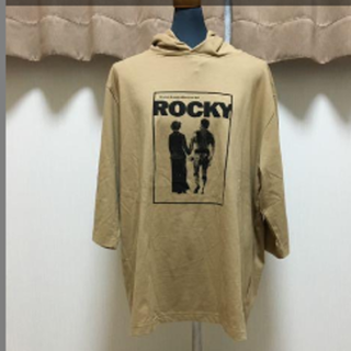 ザショップティーケー(THE SHOP TK)の【新品】　the shop TK  ロッキー5分袖パーカTシャツ　25(パーカー)