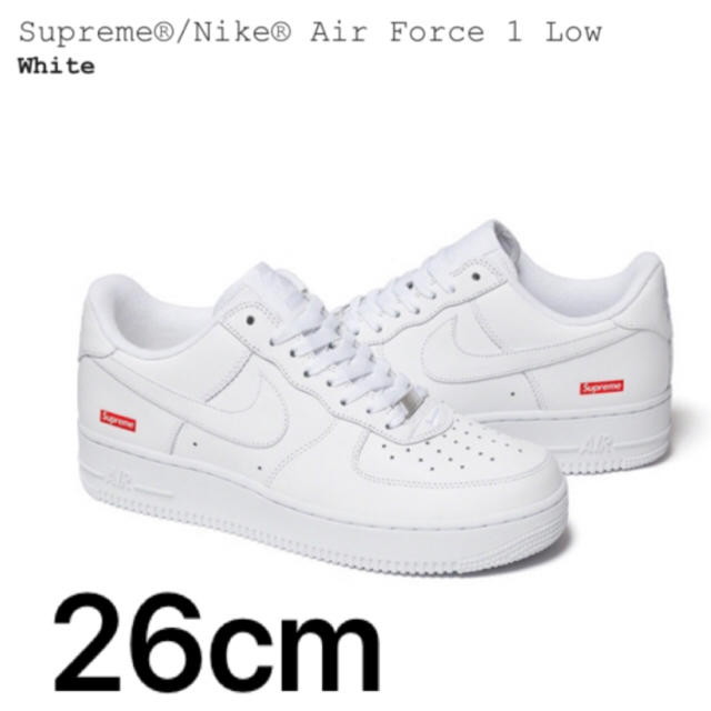 Supreme Nike Air Force 1 Low 26cm us826㎝