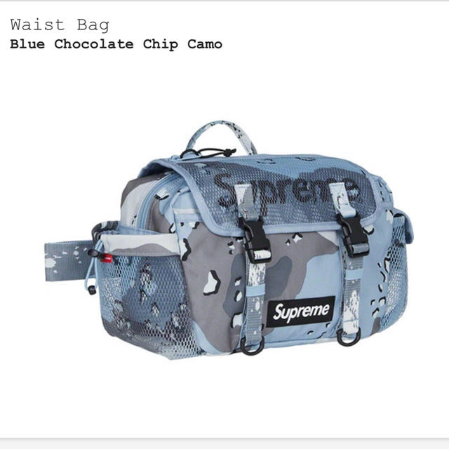 Supreme　waist Bag ショルダーウエストバッグ　ブルーカモ正規品