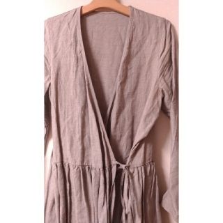 ネストローブ(nest Robe)の☆専用です☆　ネストローブ　リネンカシュクールワンピース(ロングワンピース/マキシワンピース)