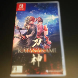 ニンテンドースイッチ(Nintendo Switch)の刀神　KATANAGAMI switch DLC未使用(家庭用ゲームソフト)