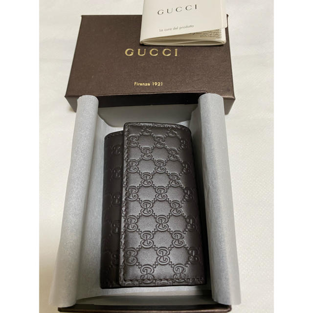 Gucci(グッチ)のGUCCI キーケース　新品　未使用　ブラウン メンズのファッション小物(キーケース)の商品写真